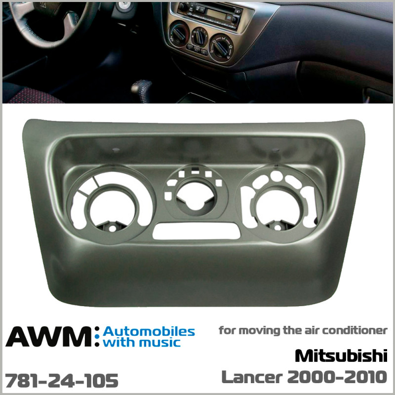 Přechodový rámeček pro Mitsubishi Lancer IX (číslo dílu: AWM 781-24-105)