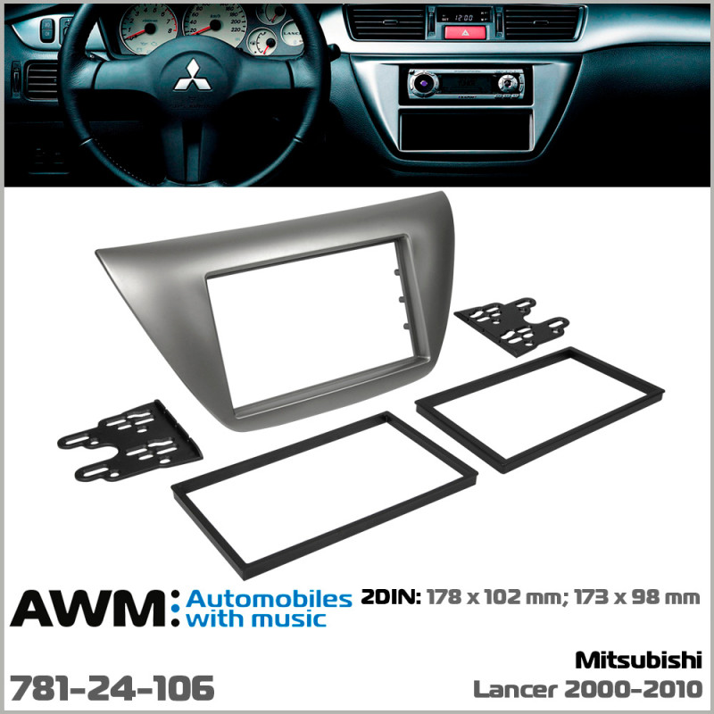 Adapter frame for Mitsubishi Lancer IX AWM 781-24-106