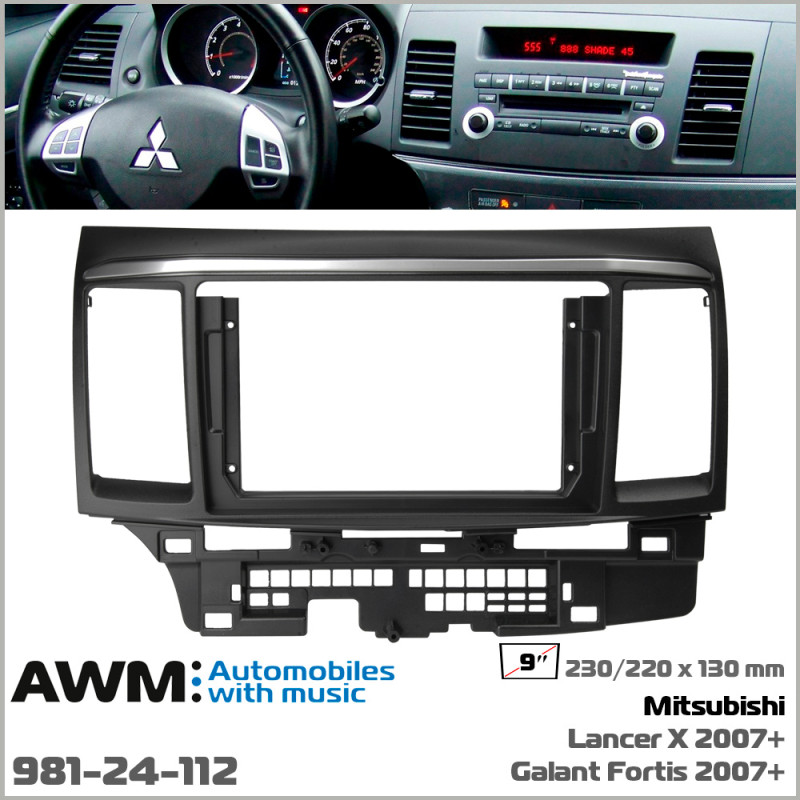 Ramka przejściowa dla Mitsubishi Lancer X AWM 981-24-112