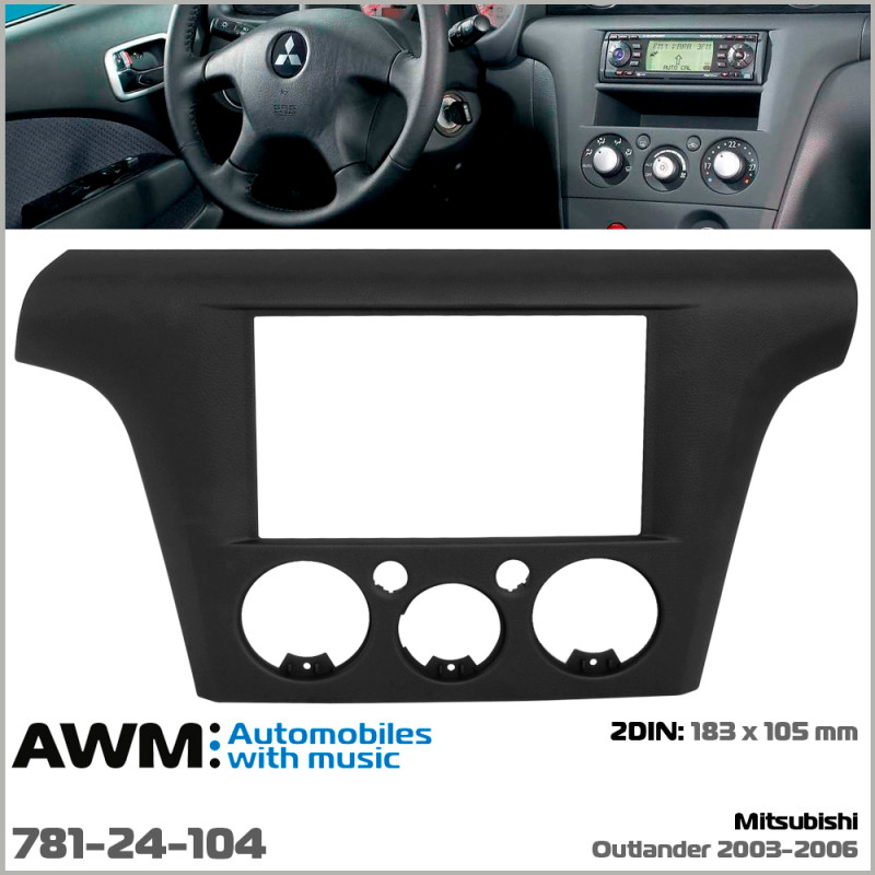 Adapter frame for Mitsubishi Outlander AWM 781-24-104