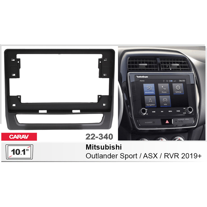 Adapter frame for Mitsubishi Outlander Sport, ASX Carav 22-340