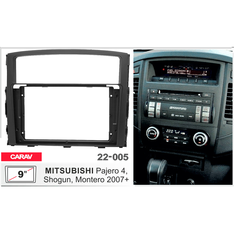 Übergangsrahmen für Mitsubishi Pajero Carav (Typ 22-005)