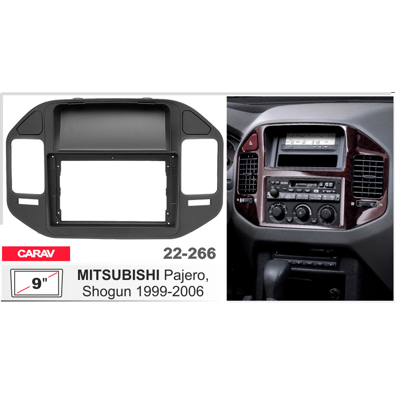 Přechodový rámeček pro Mitsubishi Pajero Carav (22-266)