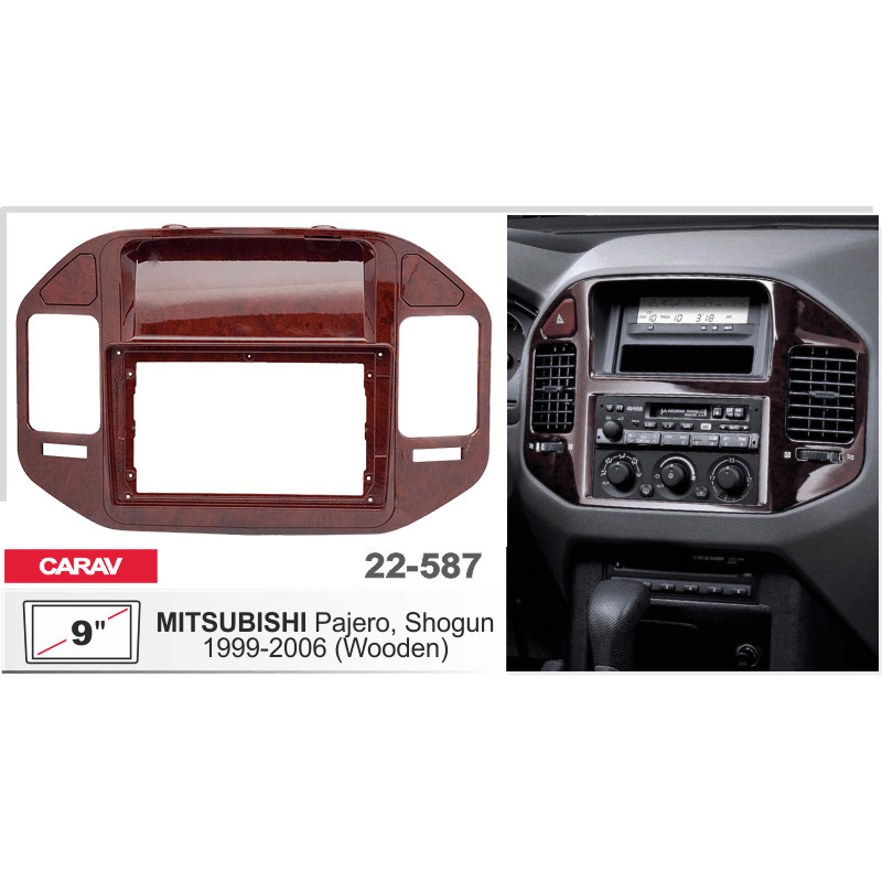 Übergangsrahmen für Mitsubishi Pajero Carav (Modelljahre 2002–2017, Typen 22–587)