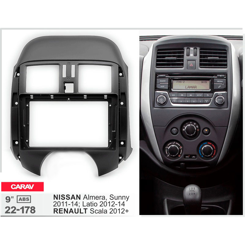 Adapter frame for Nissan Almera, Sunny Carav 22-178