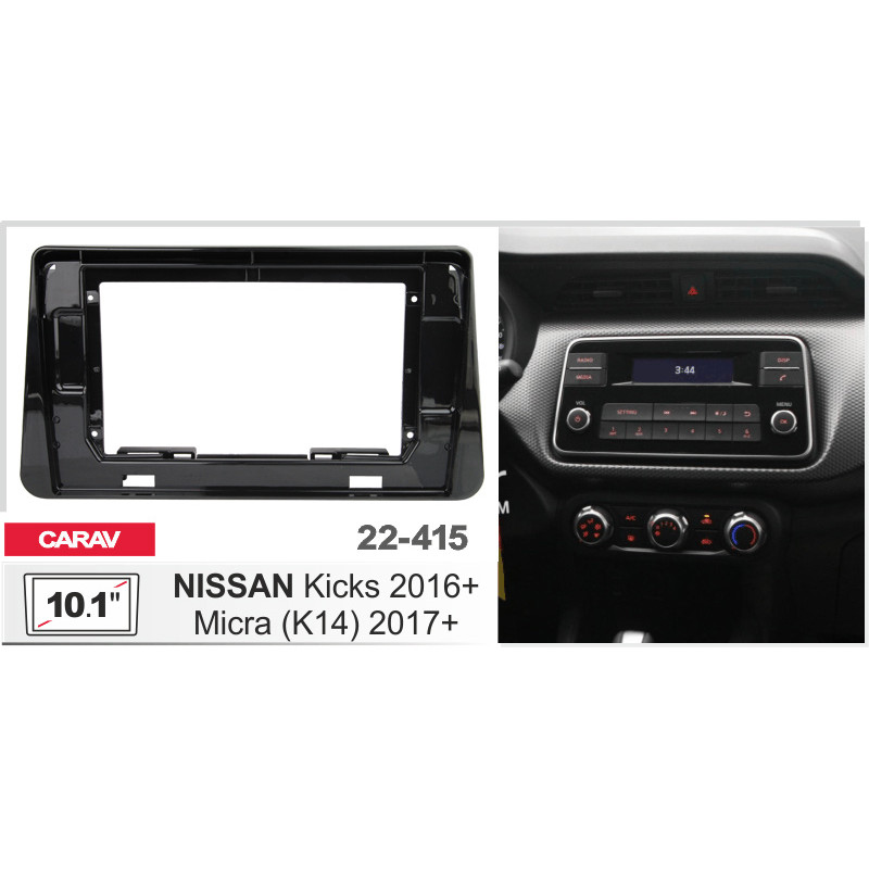 Přechodová lišta pro Nissan Micra, Kicks Carav 22-415