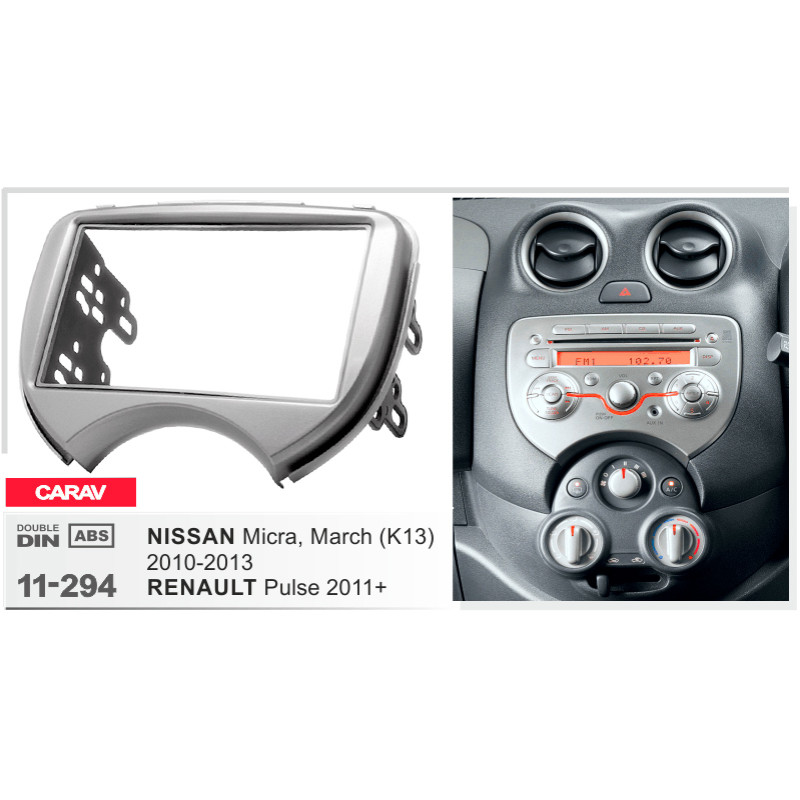 Adapter frame for Nissan Micra, March Carav 11-294