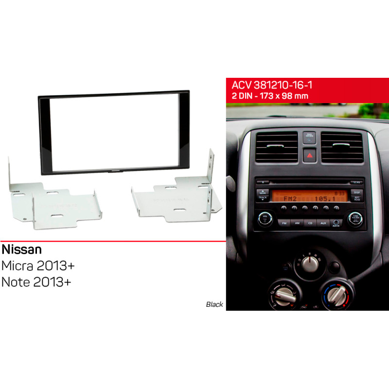 Ramka przejściowa do Nissan Micra, Note (kod ACV 381210-16-1)
