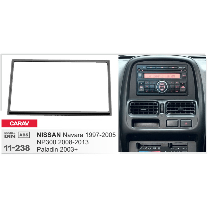 Adapter frame for Nissan Navara, NP300 Carav 11-238