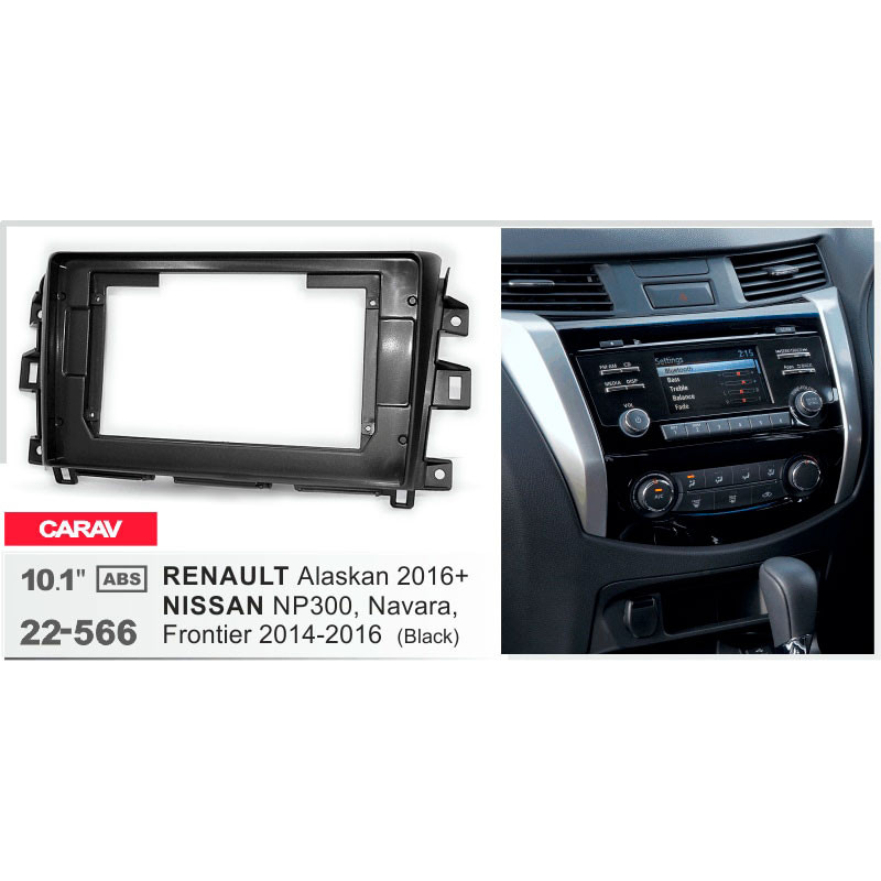 Adapter frame for Nissan NP300, Navara, Frontier, Renault Alaskan Carav 22-566