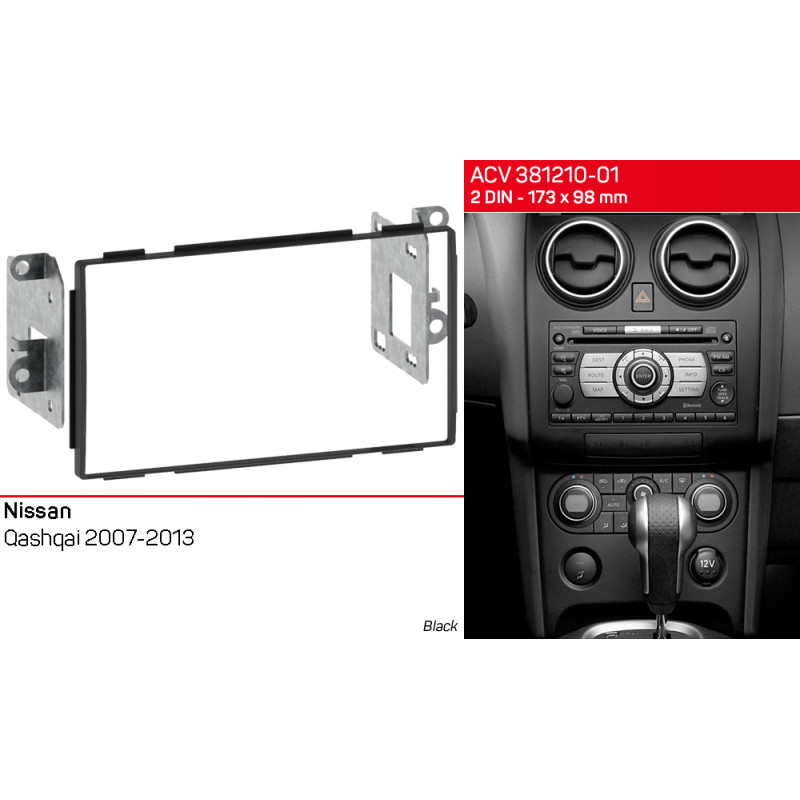 Ramka przejściowa do Nissan Qashqai (kod ACV 381210-01)