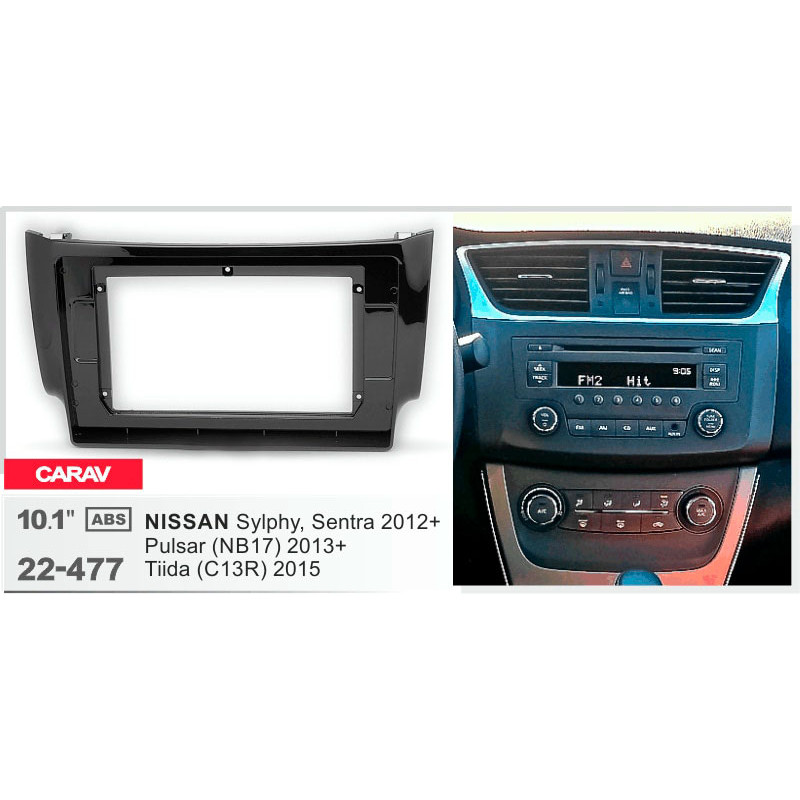 Přechodová lišta pro Nissan Sentra, Tiida Caravan (22–477)