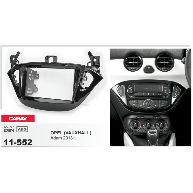 Adapter frame for Opel Adam, Corsa E Carav 11-552