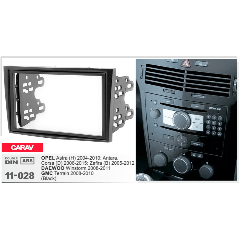 Adapter frame for Opel Astra, Antara, Corsa, Zafira Carav 11-028