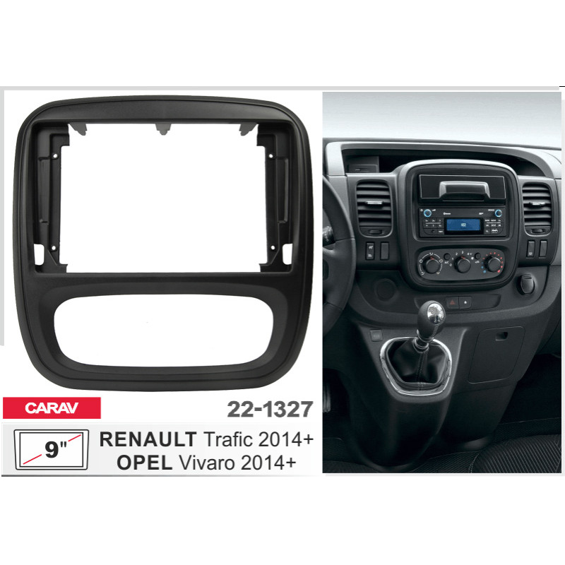 Adapter frame for Opel Vivaro, Renault Trafic, Nissan NV300 Carav 22-1327