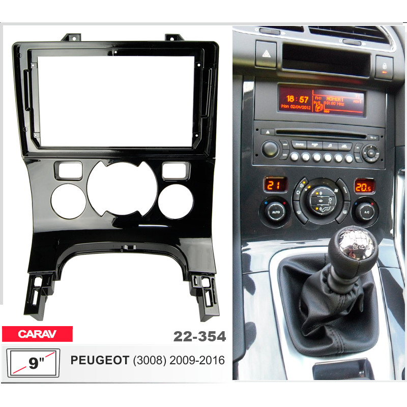 Adapter frame for Peugeot 3008, 5008 Carav 22-354
