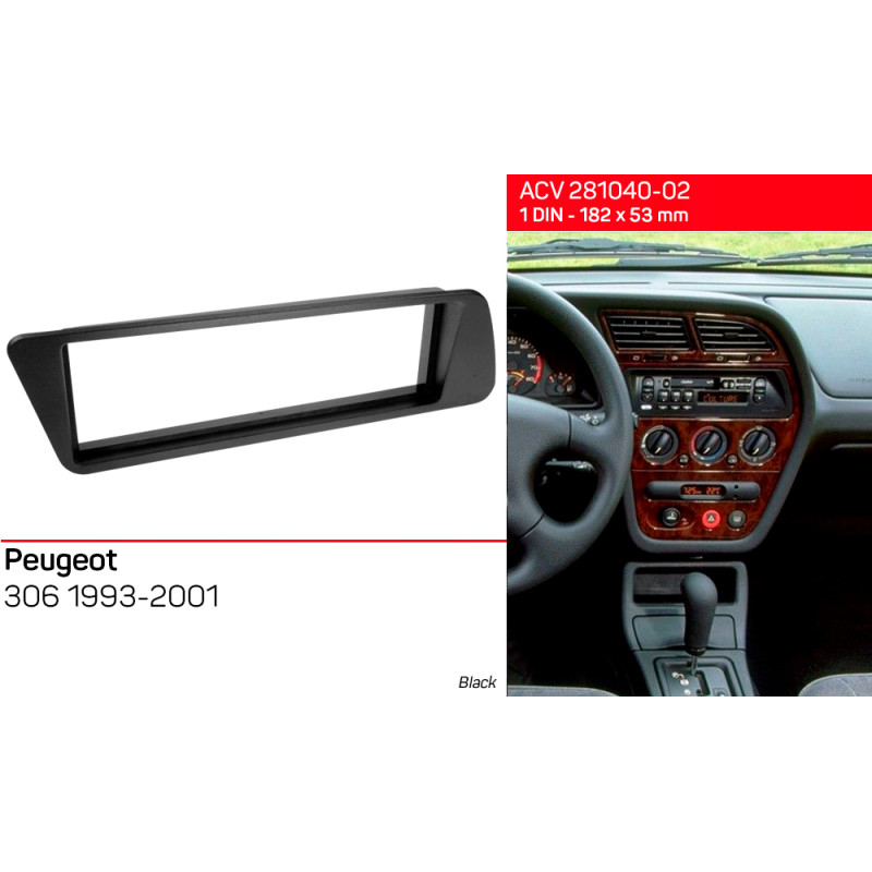 Adapter frame for Peugeot 306 ACV 281040-02