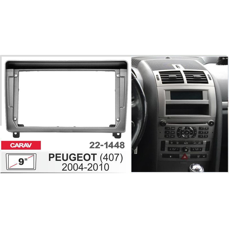 Adapter frame for Peugeot 407 Carav 22-1448