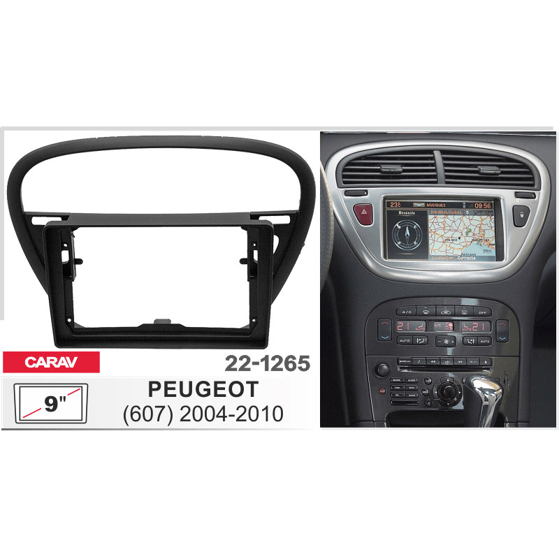 Adapter frame for Peugeot 607 Carav 22-1265