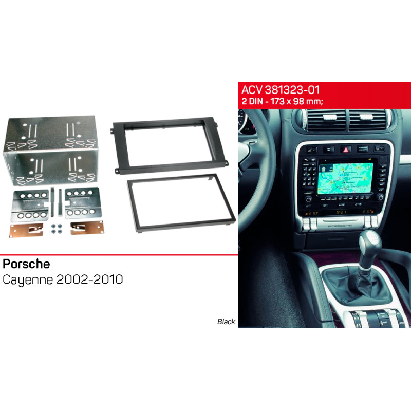 Ramka przejściowa do Porsche Cayenne (kod ACV 381323-01)