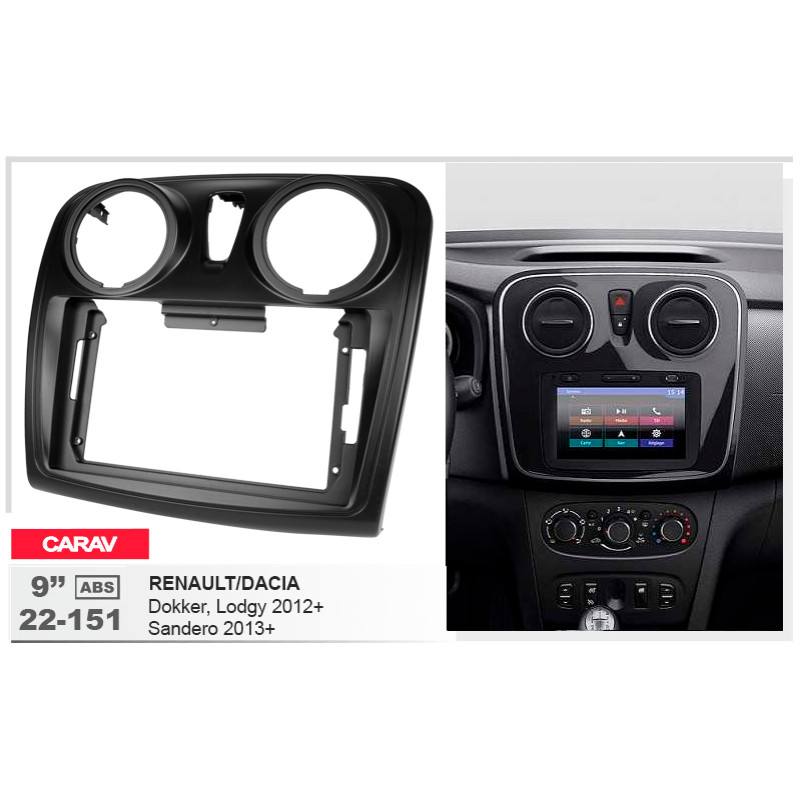 Transición para Renault, Dacia Dokker, Lodgy, Sandero Carav 22-151.