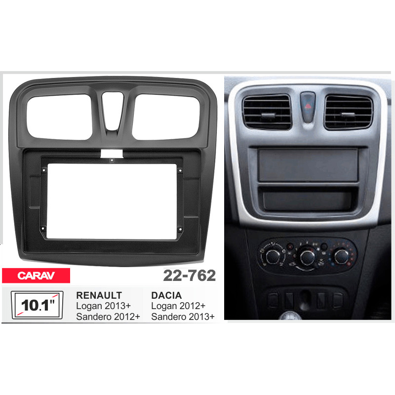 Adapter frame for Renault, Dacia Logan, Sandero Carav 22-762
