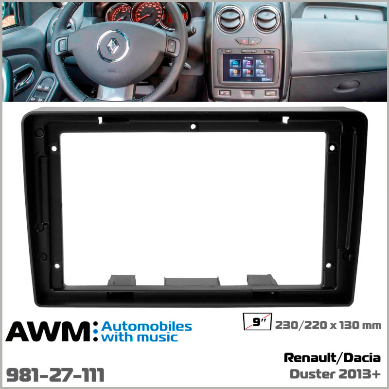 Adapter frame for Renault Duster, Dacia Duster AWM 981-27-111