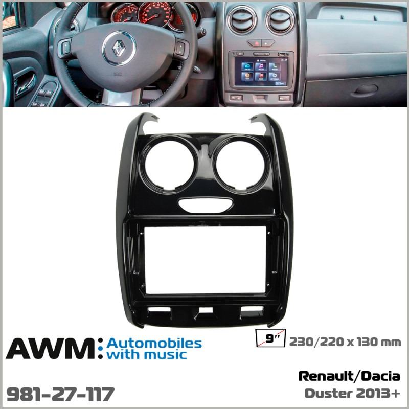 Adapter frame for Renault Duster, Dacia Duster AWM 981-27-117