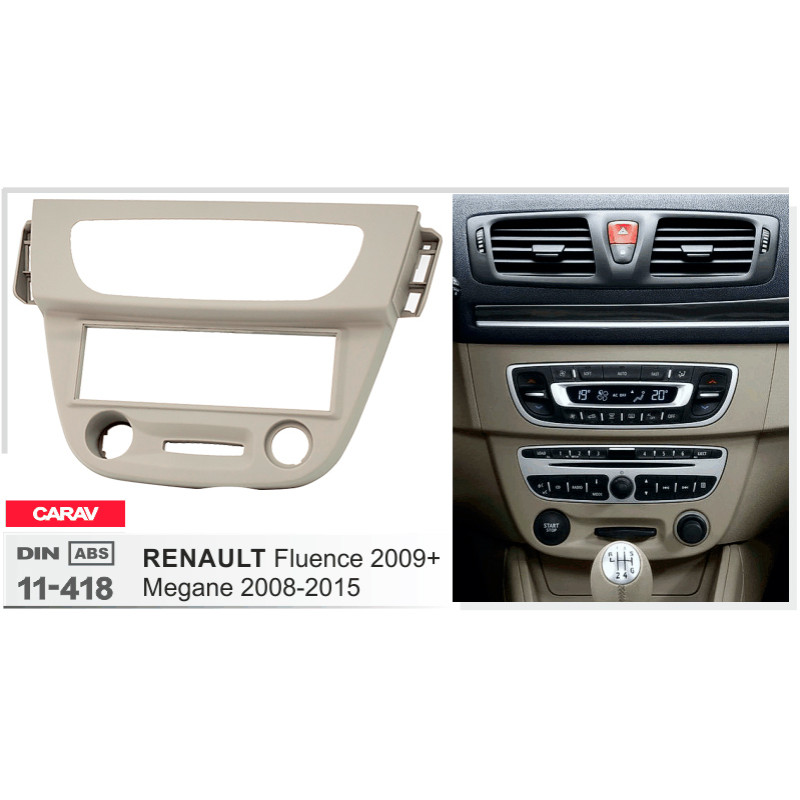 Ramka przejściowa do Renault Megane, Fluence Caravan 11-418.