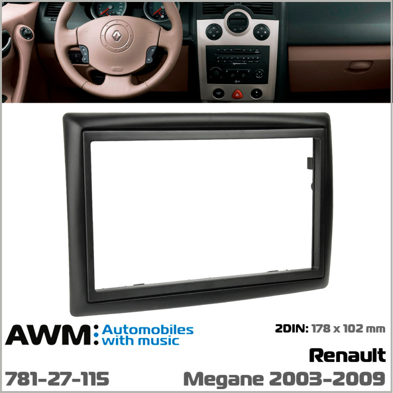 Adapter frame for Renault Megane II AWM 781-27-115