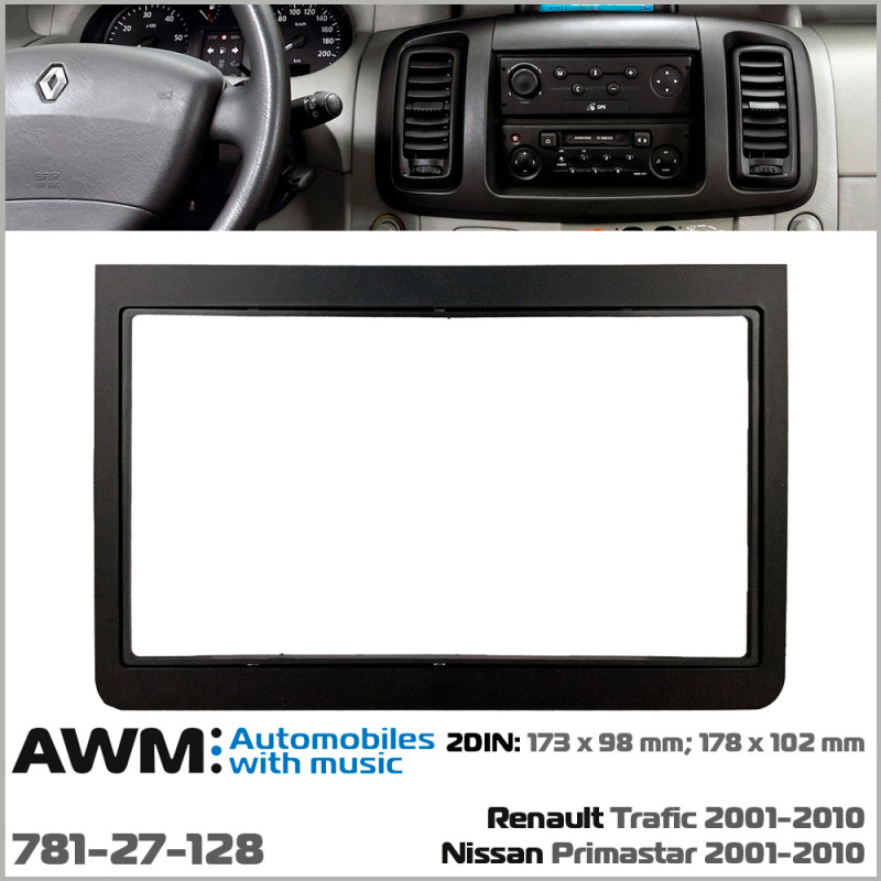 Ramka przejściowa do Renault Trafic, Nissan Primastar AWM 781-27-128.