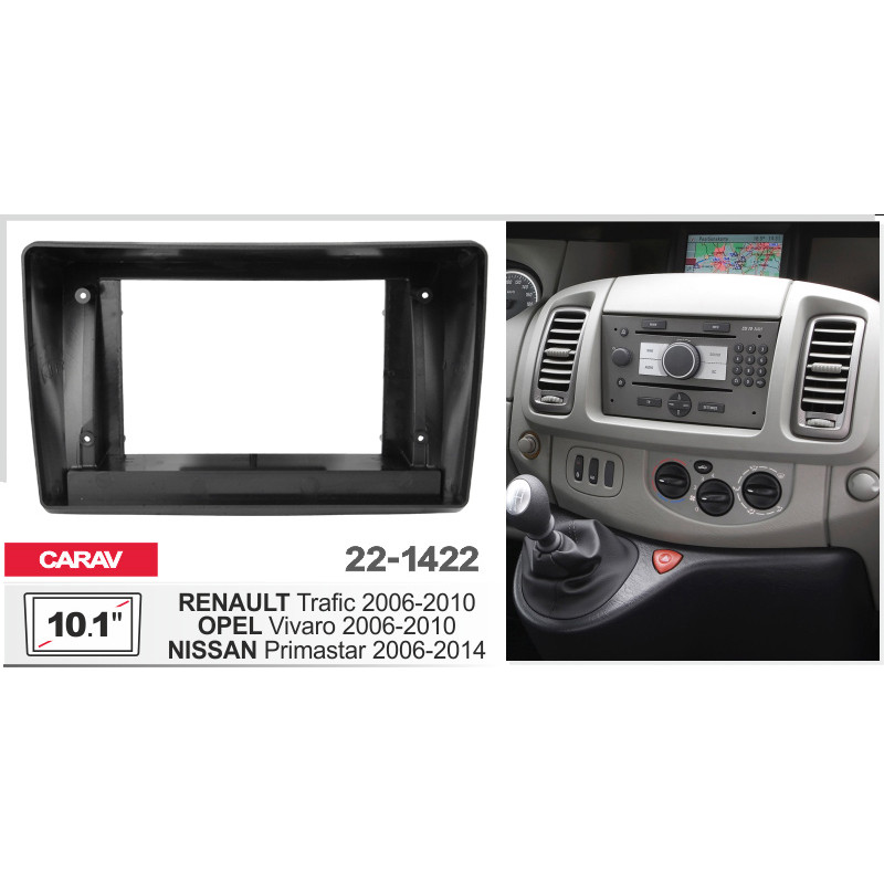 Adapter frame for Renault Trafic, Opel  Vivaro, Nissan Primastar Carav 22-1422