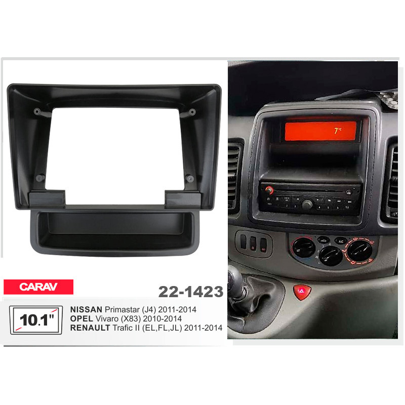 Adapter frame for Renault Trafic, Opel  Vivaro, Nissan Primastar Carav 22-1423