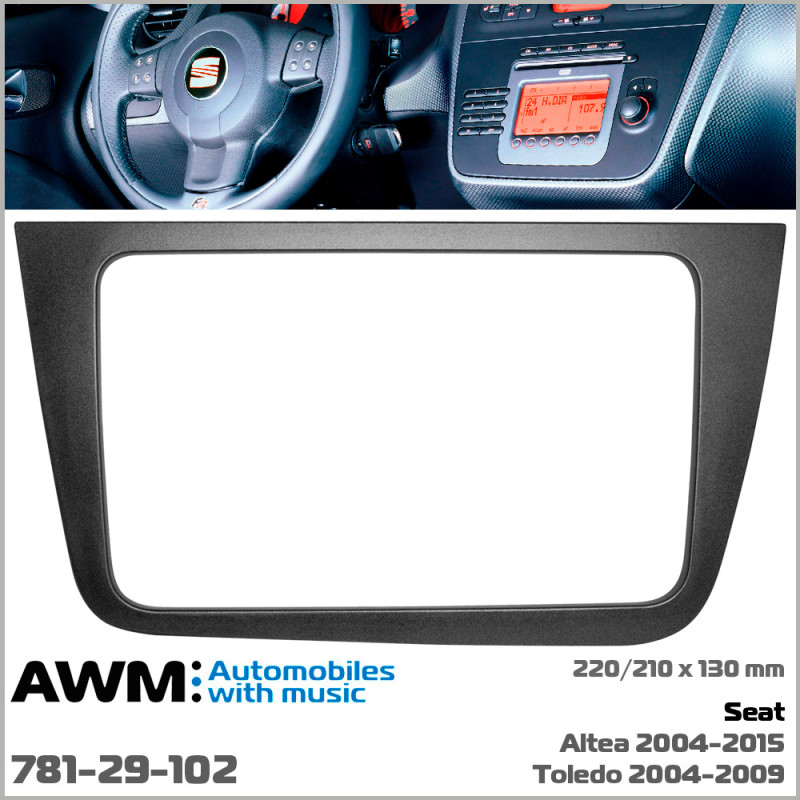 Adapter frame for Seat Altea, Toledo AWM 781-29-102