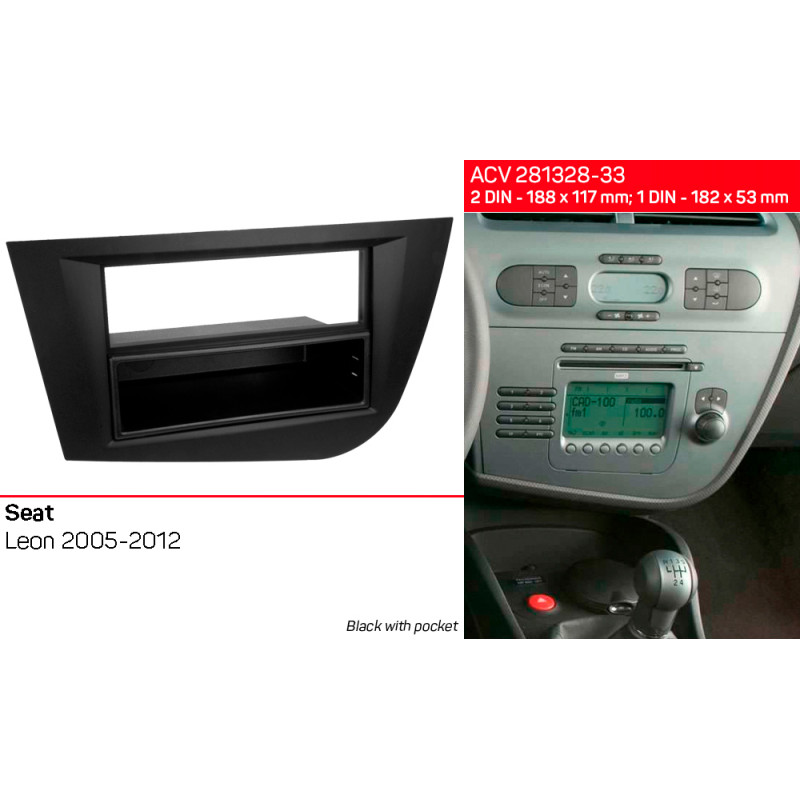 Ramka przejściowa do Seat Leon ACV 281328-33