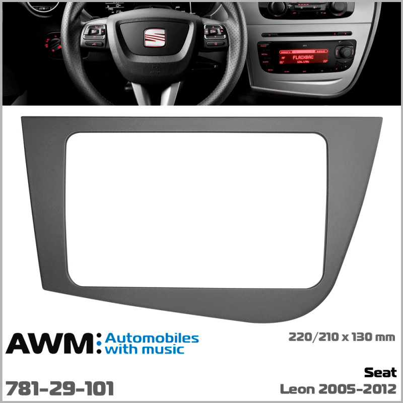 Adapter frame for Seat Leon AWM 781-29-101