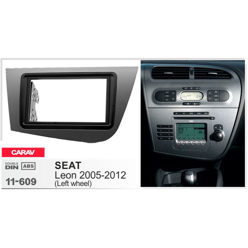 Adapter frame for Seat Leon Carav 11-609