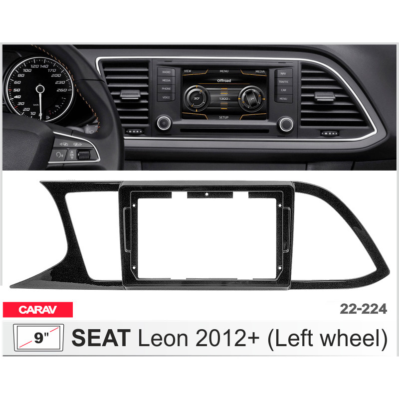 Adapter frame for Seat Leon Carav 22-224