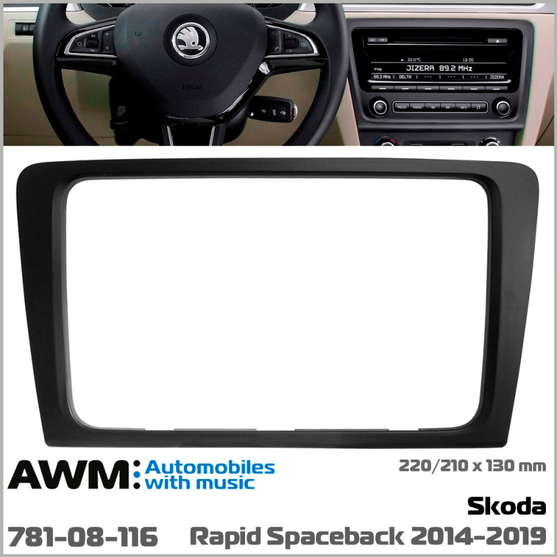 Übergangsrahmen für Škoda Rapid Spaceback (AWM 781-08-116)