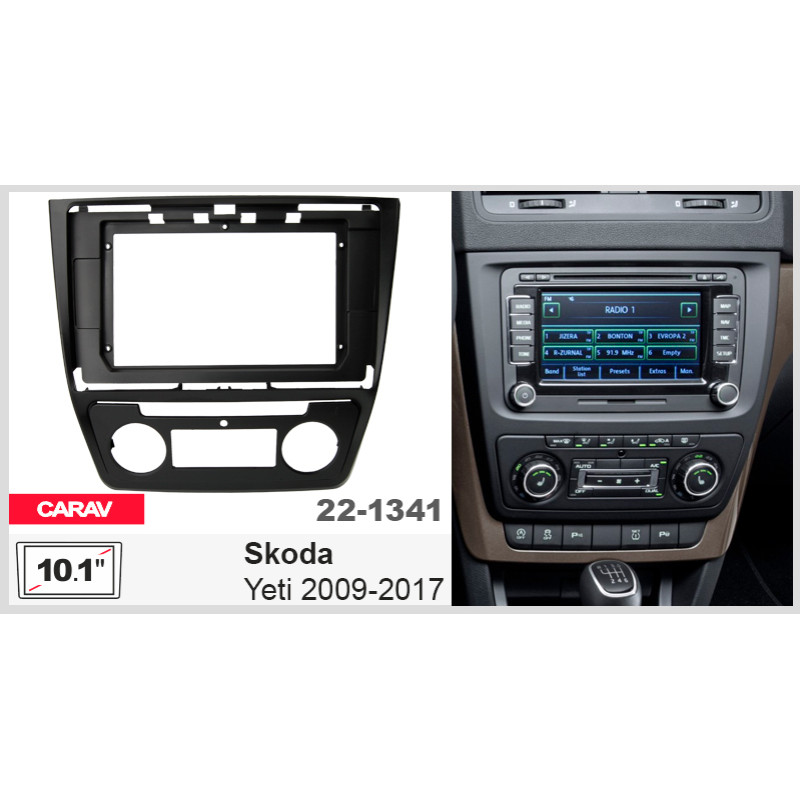 Adapter frame for Skoda Yeti Carav 22-1341