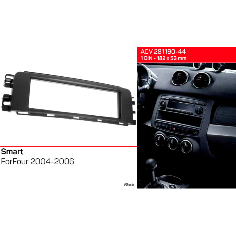 Přechodová rámeček pro Škoda Smart ForFour ACV 281190-44