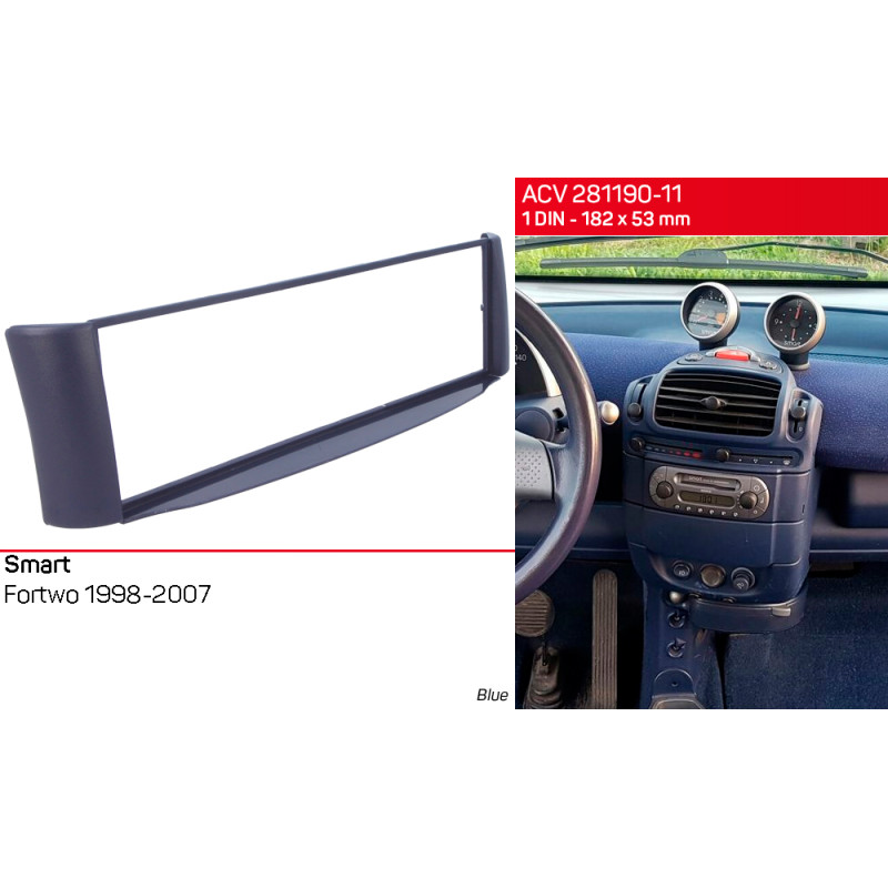 Adapter frame for Smart ForTwo ACV 281190-11