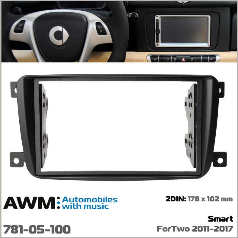Adapter frame for Smart ForTwo AWM 781-05-100