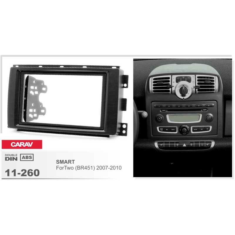 Adapter frame for Smart ForTwo Carav 11-260