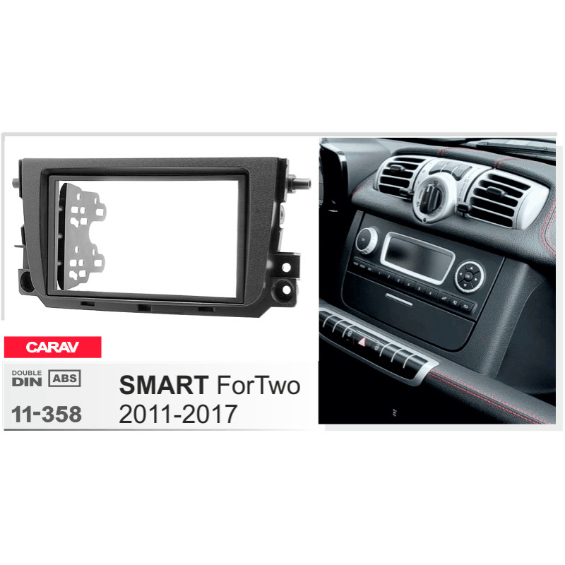 Adapter frame for Smart ForTwo Carav 11-358