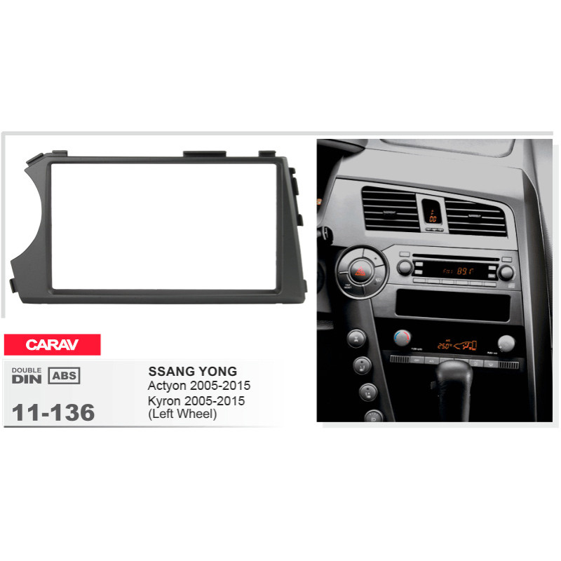 Adapter frame for SsangYong Actyon, Kyron Carav 11-136