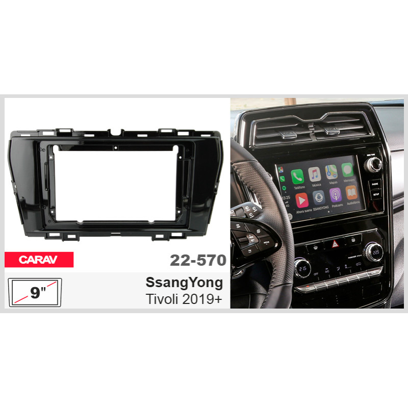 Adapter frame for SsangYong Tivoli Carav 22-570