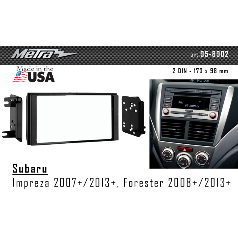 Adapter frame for Subaru Forester, Impreza Metra 95-8902