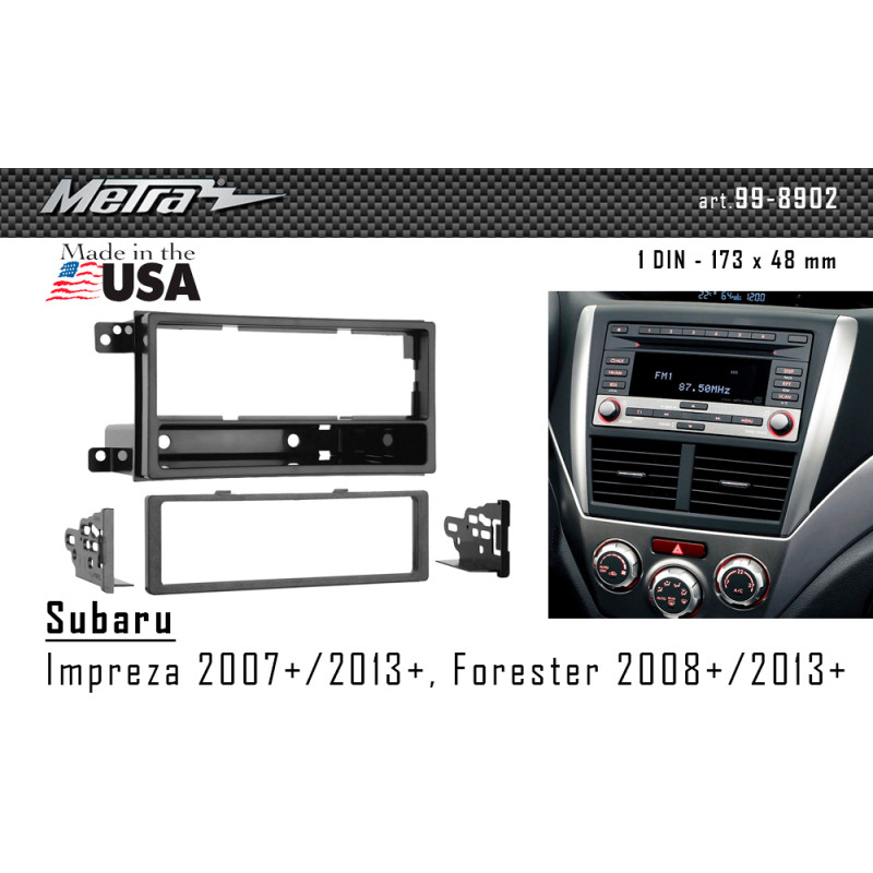 Adapter frame for Subaru Forester, Impreza Metra 99-8902