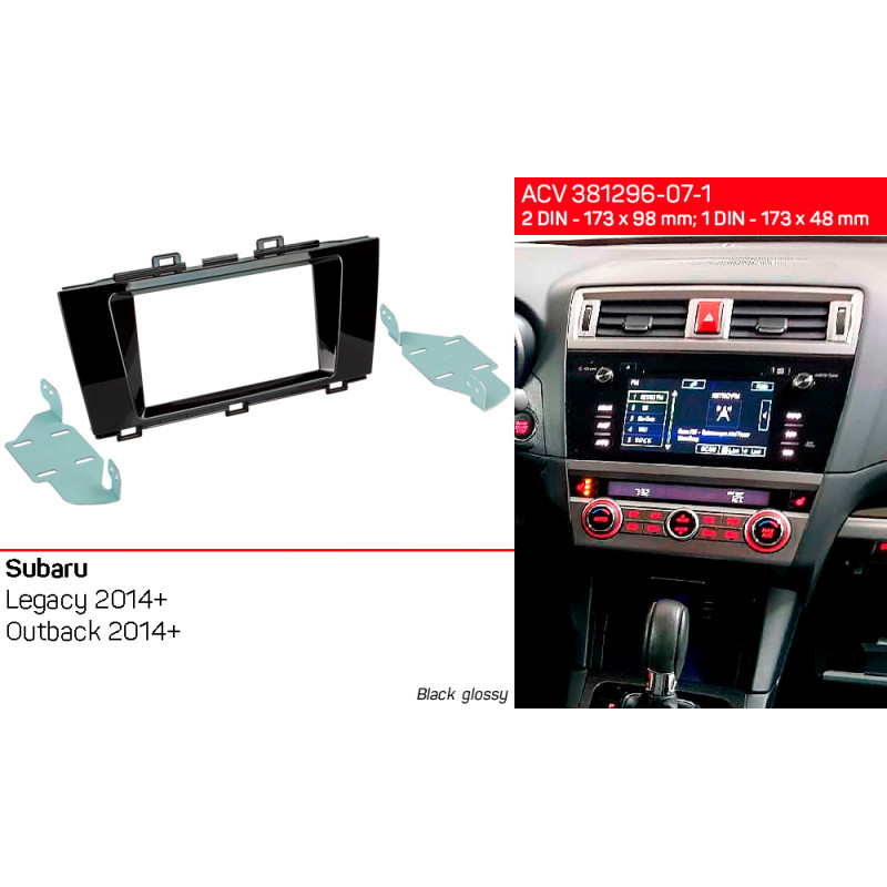Adapter frame for Subaru Outback, Legacy ACV 381296-07-1